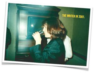 writer photo from 2001